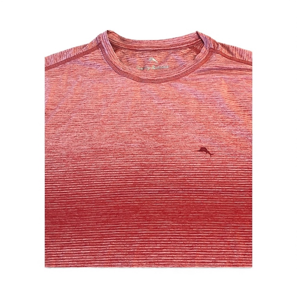 Tommy Bahama Athletic Performance T-Shirt Mens S/P Red‎ UPF 30